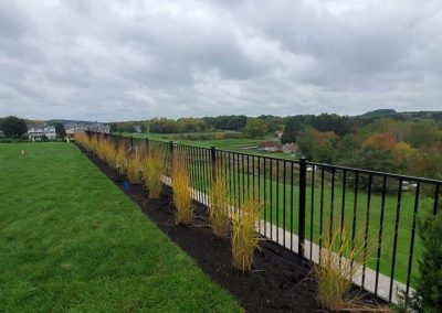 2 Rail Ornamental Aluminum Fence